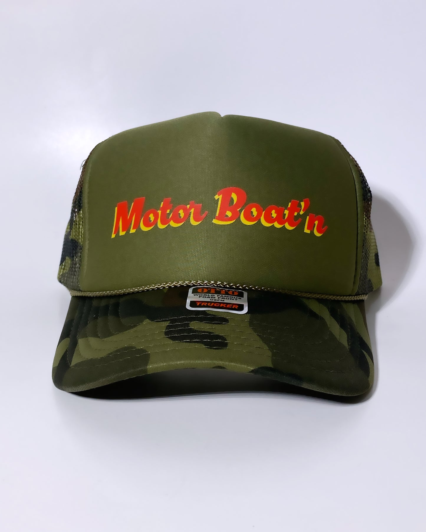 Motor Boat’n Green / Camo Bill