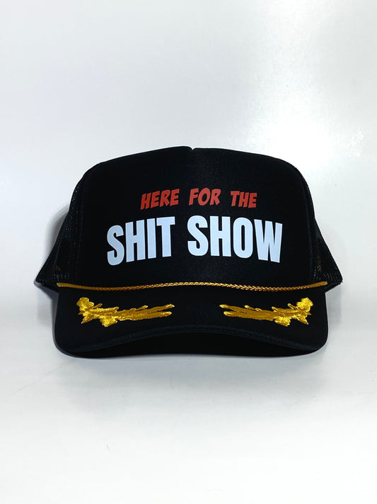 Here for the shit show black / gold