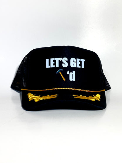 Let’s get hammered black / gold