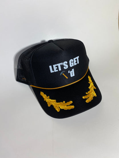 Let’s get hammered black / gold